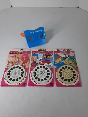 Vintage MASK JEM CENTURIONS 3 Reel NIP 3d View-Master Blue Lot Of 4 1980s • $29.99