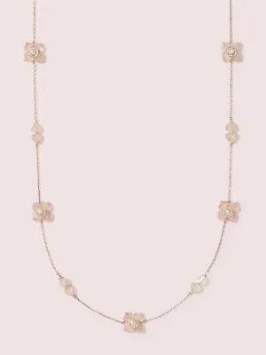 Kate Spade Spade Flower Scatter Blush Multi Size 26 Inches Necklace WBRUH807685 • $175