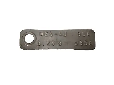 Ford 9 Inch 3.25 Rear End ID Tag  1970 Cobra Jet Mustang/Cougar WES-AJ • $42.95