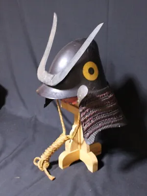 Samurai Armor Helmet Kabuto Melon Shape Snake's Eye Pattern Sengoku Period Yoroi • $7053.21