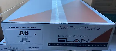 Elan A6 6 Channel Home Theater/ Multi Zone Analog Power Amplifier • $499