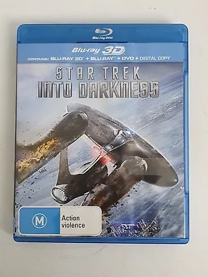 $10.85 • Buy Star Trek - Into Darkness | 3D Blu-ray + 2D Blu-ray + DVD (Blu-ray, 2013) VGC