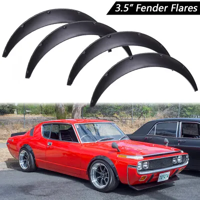 4X 3.5  Car Fender Flares Flexible Wheel Arches Body Kit For Toyota Celica TA RA • $118.12