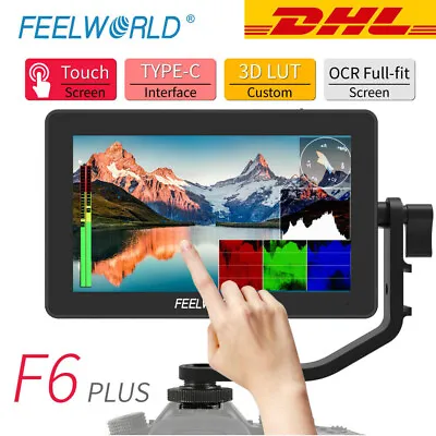FEELWORLD F6 PLUS Monitor 5.5 Inch 3D LUT Touch Screen DSLR Camera Field Monitor • $370.70