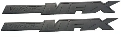 2pcs Vortec Max Door Emblem Logo Badge Plate Band Decal For  (Matte Black) • $14.99