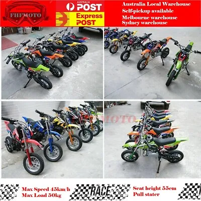 49CC 2Stroke MINI MOTOR DIRT BIKE KIDS POCKET ROCKET PEE WEE MOTORCYCLE ATV 50CC • $499.95