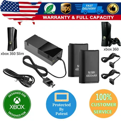 $17.95 • Buy For Xbox 360 Console Brick Power Adapter Supply Charger Xbox 360 Battery Cord