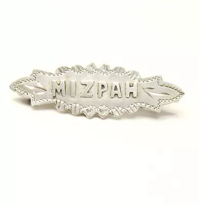 Antique Victorian Sterling Silver MIZPAH Sweetheart Brooch Chester Hallmark 1897 • £19.99