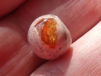 9.55 Ct. Mexican Cantera Fire Opal Bead For Necklace Jewelry • $125