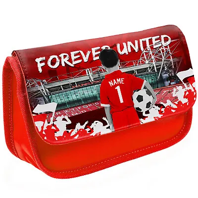 £8.95 • Buy Personalised Manchester Pencil Case Football School Stationary Bag Boys CFP38