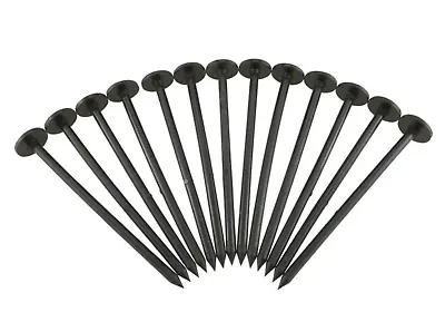 5  Plastic Tarp Stakes Anchors Sturdy For Garden Weed Netting Cover Tent A9T6 • £6.17