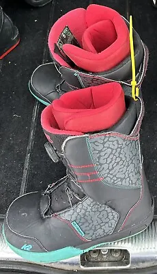 K2 Vandal Junior Snowboard Boots With Boa Lacing Kids 3 5 Or 6 • $49.99