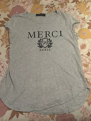 Decjuba Womens- Logo Slim Fit Tshirt- Size L Large- T-Shirt Top • $30