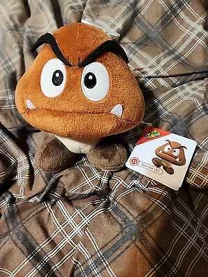 Goomba All Star Plush 5  Super Mario Bros Little Buddy 1427 • $12.95