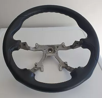 Mitsubishi Magna Verada Black Leather Steering Wheel (VRX TL TJ TW AWD Ralliart) • $235