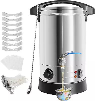 Wax Melter For Candle Making Wax Melting Pot Temperature Control 12 Lbs Large • £95.42