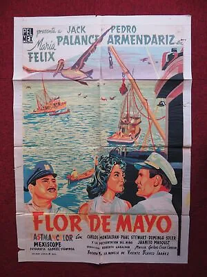 Beyond All Limits Mexican Poster Jack Palance Maria Felix 1959 • $18.56