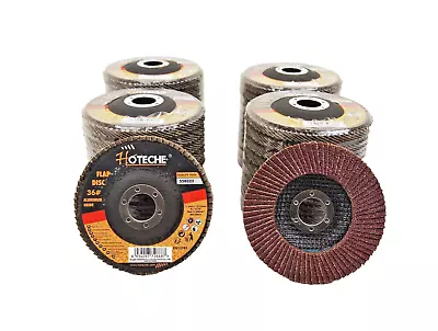 Lot Of (40) Aluminum Oxide Flap Disc Grinding Wheel 4-1/2 X7/8  36 Grit 550322 • $59.99