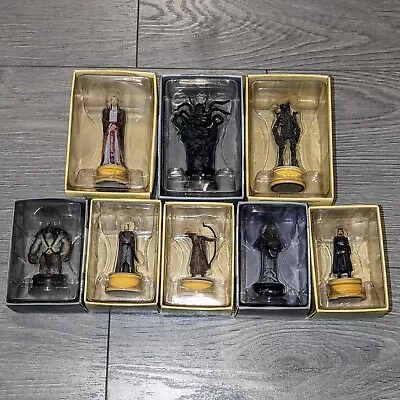 8 Eaglemoss Lord Of The Rings Chess Pieces - Dark & Light Set #1 (Brand New) • £14