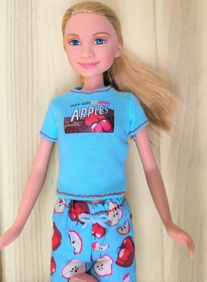 £16.49 • Buy Mary Kate And Ashley Olsen Twins Doll Blonde Smiley Face Apples