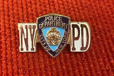 NYPD New York Police Souvenir Vintage Lapel Pin • $8.95