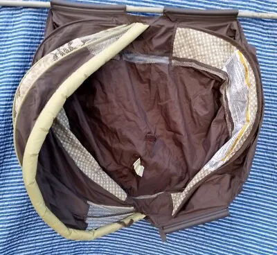 Graco Brown Bassinet Insert Replacement  26 X 39  With Canopy • $44.99