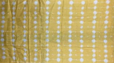 RARE MARIMEKKO PISARA In Yellow Gold Linen 10+ Yards By Fujiwo Ishimoto • $295