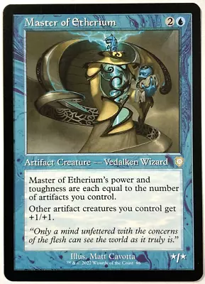 MTG Master Of Etherium The Brothers' War Commander 86 NM Rare • $3.15