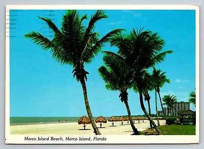 Marco Island Beach Vintage Posted 1984 Florida Postcard • $7