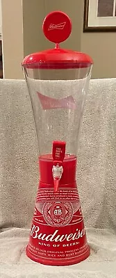 AUTHENTIC BUDWEISER BEER TUBE Tabletop Beer/Beverage 128oz Dispenser • $65