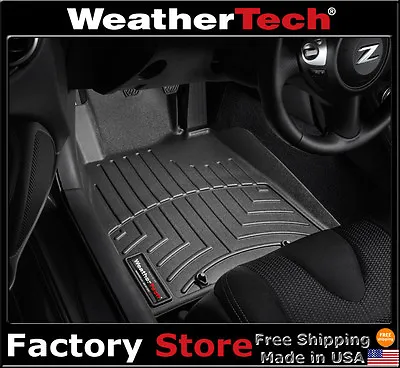 $132.95 • Buy WeatherTech Floor Mats FloorLiner For 2009-2020 Nissan 370Z Front - Black