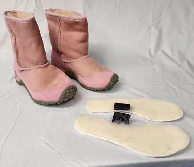 Merrell Yeti Chameleon Pink Shearling Winter Boots Womens Sz 8.5 New • £152.49