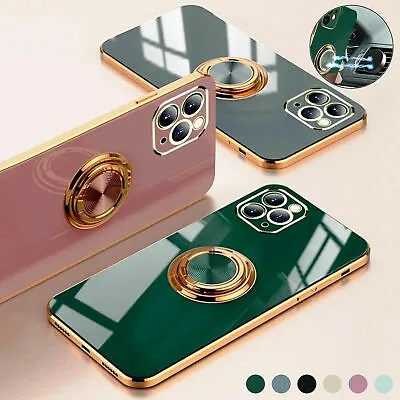 $10.99 • Buy  Luxury Shockproof Ring Case Stand Cover For IPhone 14 13 12 11 Pro Max Plus SE