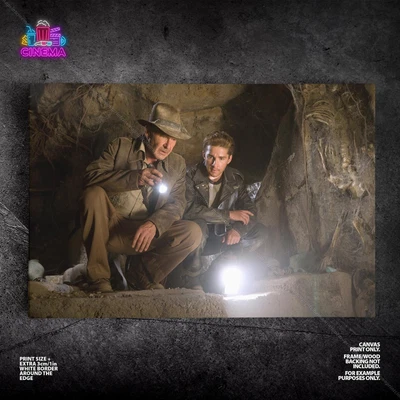 $54.95 • Buy Indiana Jones Kingdom Of The Crystal Skull Poster Canvas Movie Wall Art Print 