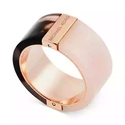Michael Kors Gold Tone Color Block Ring Size 7 - 8  • $38