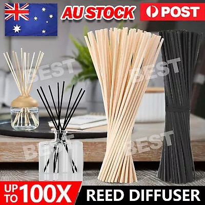 Up To 100x Reed Diffuser Reeds Rattan Aromatherapy Aroma Sticks Bulk Pack HOT • $4.95