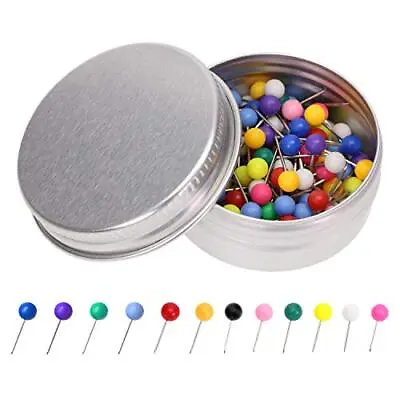 Tupalizy 1/8 Inch Small Round Ball Head Decorative Push Pins Map Thumb Tacks ... • $8.59