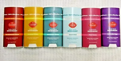 Lume Solid Stick Deodorant~u Pick One From 10 Different Scents 2.6 Oz Ea 40 • $19.97