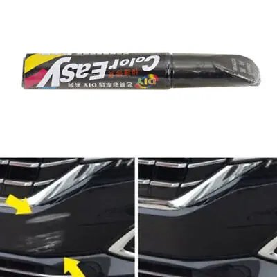 $5.49 • Buy Black Car Paint Repair Pen Scratch Remover Touch Up Clear Coat Applicator Tool