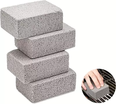 4 Pack Grill Stone Cleaning Block Ecological Grill Cleaning Brick Block - Perfe • $14.99