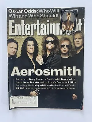 Entertainment Weekly March 21 1997 #371 Aerosmith Steven Tyler Joe Perry • $14.99