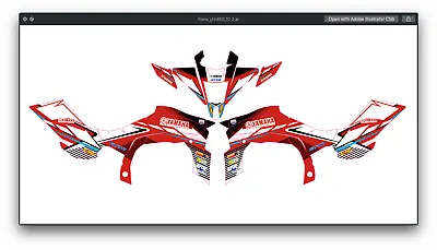 Fits Yamaha YFZ 450R 450X 09-13 Graphic Decal Kit Stickers 450r 2009 To 2013 • $127.40
