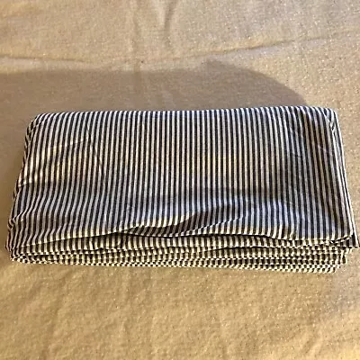 Ikea Nyponros Duvet Cover Gray/White Stripe Cotton Queen Size • £47.71