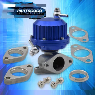 Blue 38mm External Turbo Wastegate 2 Bolt Universal Flange Manifold 8Psi • $33.99