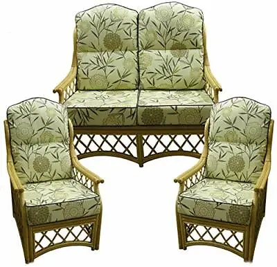 GILDA CUSHION & COVER For Cane Rattan Wicker Conservatory Garden Furniture Chair • £63.38