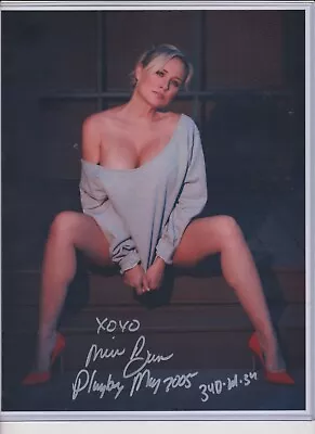 Michelle Baena Autographed 8x10 Photo Auto Playboy Benchwarmer Model COA • $24.95