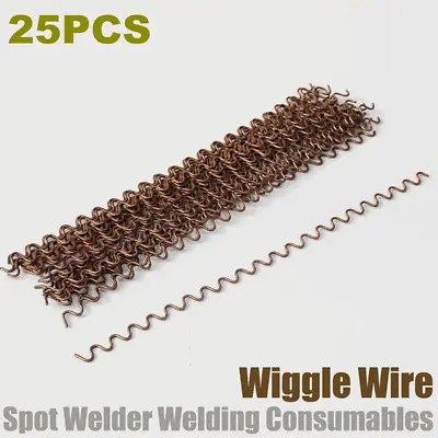 25Pcs Wiggle Wire Wave 2mm Car Spotter Dent Repair Removal Body Work Puller Tool • £19.07