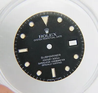 Vintage Genuine Rolex Submariner 16610 168000 Faded Black Cream Tritium Dial • $450