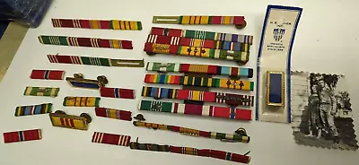 C ) Huge Lot Of Used Vietnam Era Airborne & Military Medals & Ribbons • $19.95