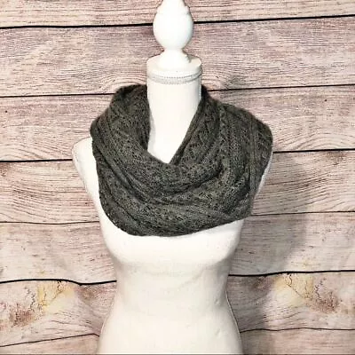 Grey Knit Infinity Scarf • $12